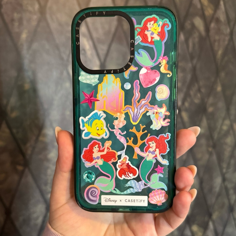 Ariel Stickermania Teal Case Iphone 13 Pro